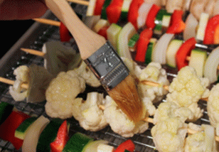 Smoked vegetables