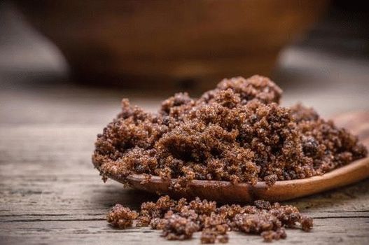 Photo Brown sugar at home