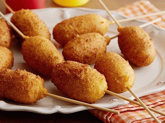 Photo Corn Dog mini on a skewer