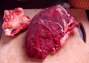 Horse meat cutlets