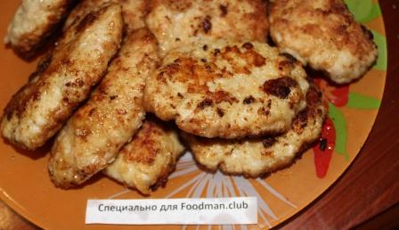 Fast chicken cutlets
