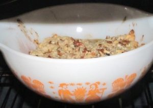 Crumble with Nectarines
