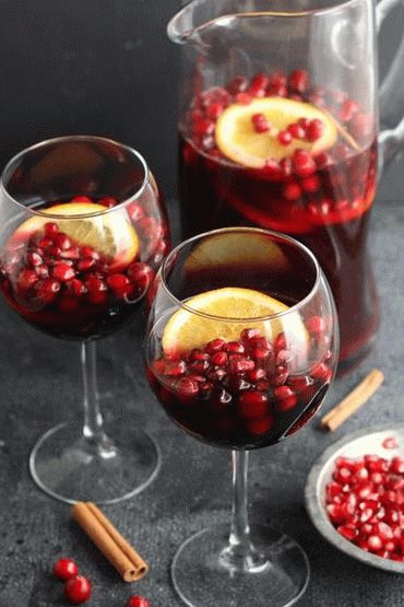 Photo Red Sangria with liquor