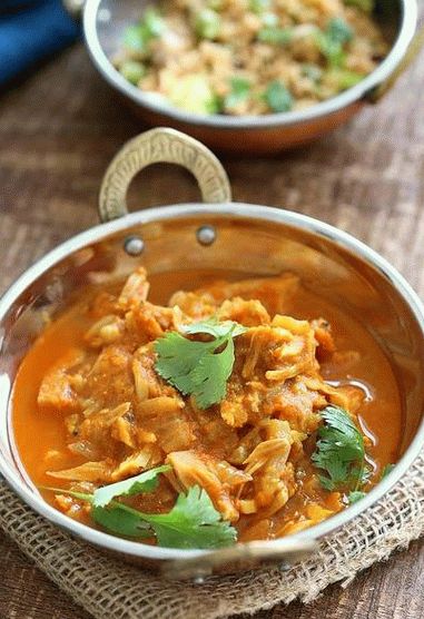 Photo of Thai Red Curry with Couscous Garnish