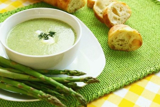 Photo Cream Asparagus Soup