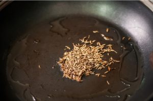 Caraway cream soup