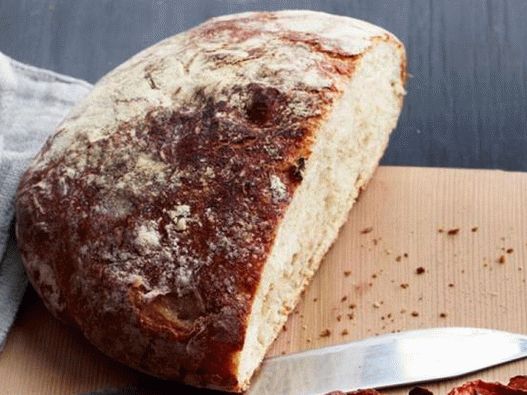 Photo Peasant bread without a batch