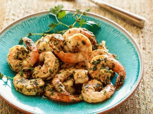 Photo of Grilled Shrimps in Garlic Sauce