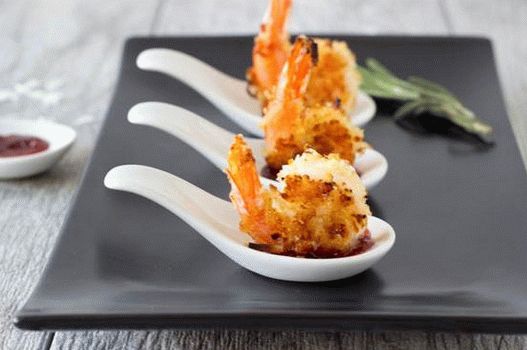 Photo of Coconut Breaded Shrimp and Curry Tomato Sideboard