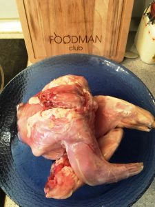 Rabbit with rice