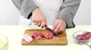 Kubdari with pork