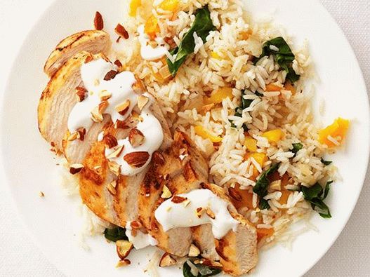 Photo Middle Eastern Chicken with Rice