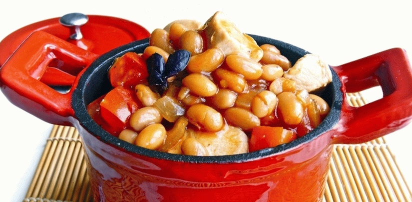 Chicken Breast with Beans