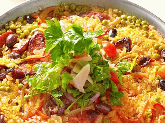Photo of Chicken Paella with Chorizo   Sausage