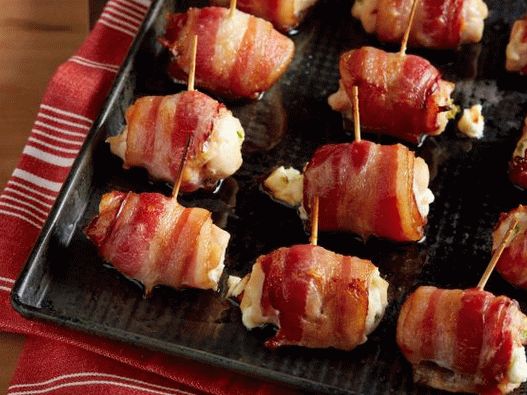 Photo of Chicken Nuggets Wrapped in Bacon