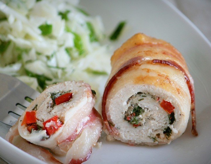 Bacon Chicken Rolls