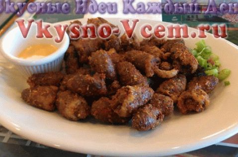 Chicken hearts with marinade