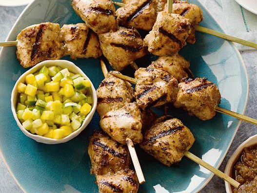 Photo of Chicken Kebab in a Marinade