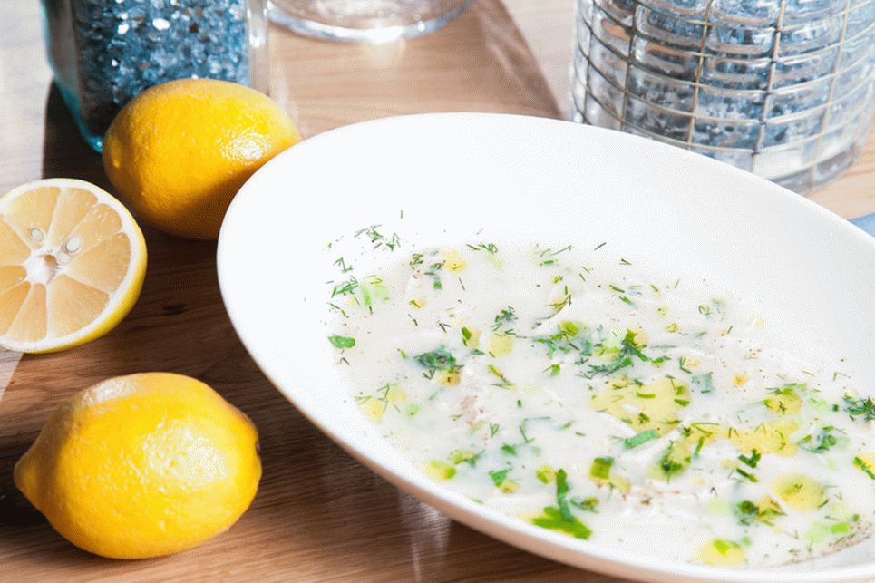 Chicken Soup with Lemon