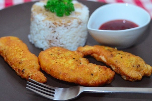 Chicken fillet in batter