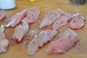 Chicken fillet in batter