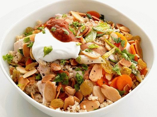 Photo of Couscous with chicken and spices