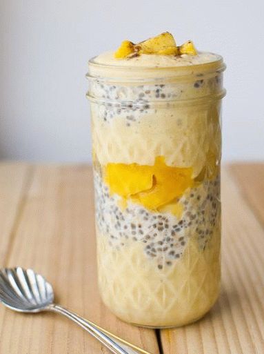 Photo of Lassie with a mango from Jamie Oliver (Indian yogurt drink)