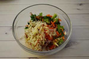 Light broccoli salad