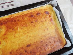 Lazy pancakes in the oven
