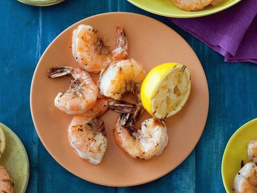Dish Photography - Fried Shrimp with Lemon