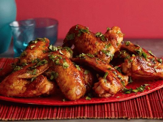Photo of the dish - Chicken wings baked in plum glaze