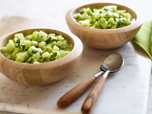 Photo of the dish - Cold summer cucumber and melon soup