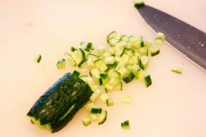 Summer cucumber salad