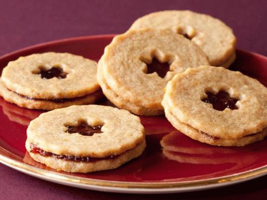 Photo of Linz cookies with chocolate-nut paste