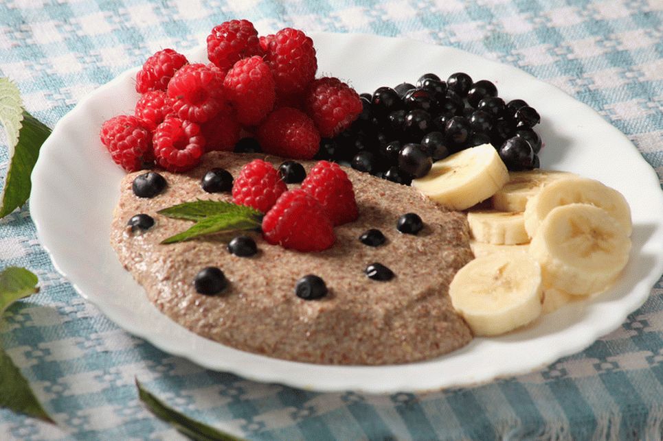 Flaxseed porridge