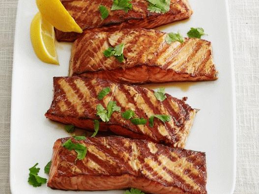 Moroccan Grilled Salmon Photo