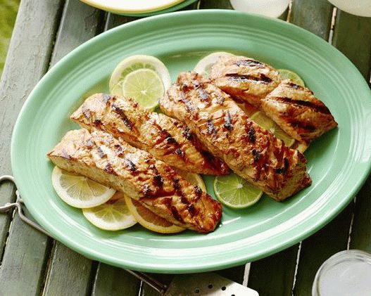 Grilled Salmon Photo in Japanese