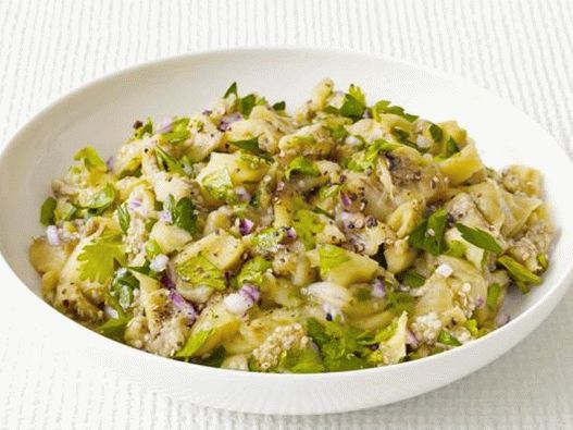 Dish Photography - Eggplant Salad