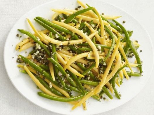 Photo of the dish - String beans with lemons and capers