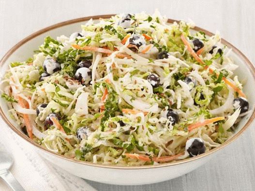 Photo of the dish - Cabbage salad with blueberries
