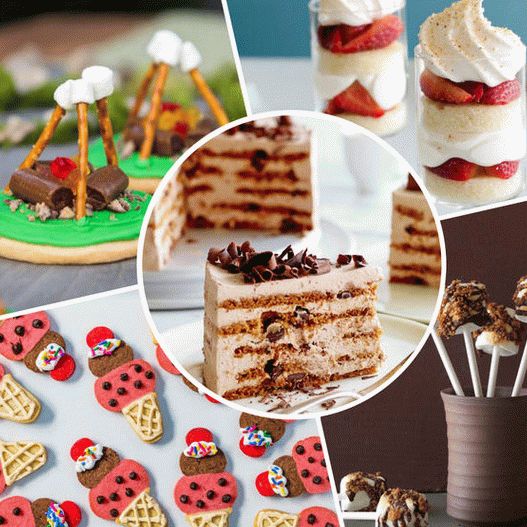 Photo The best desserts for a picnic - 100 recipes