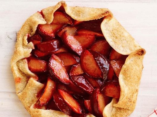 Photo of the dish - Plum tart - sand cake with plums