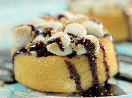 Photo dishes - grilled pastry smor