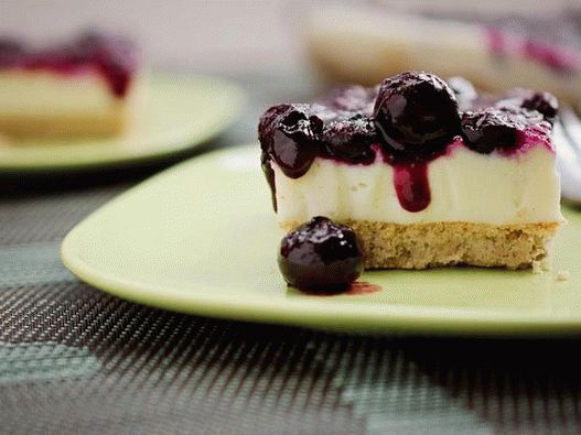 Photo of the dish - Blueberry cheesecake without baking