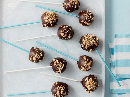 Photo of the dish - Chocolate-peanut cake pops
