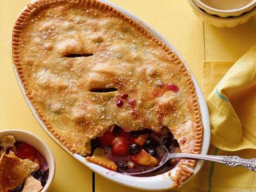 Blueberry-Peach Cobbler