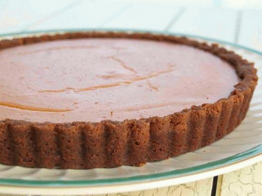 Pumpkin pie with condensed milk