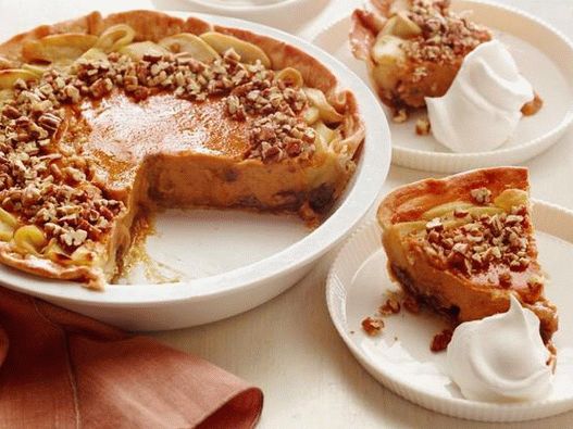 Apple and Pumpkin Pecan Pie