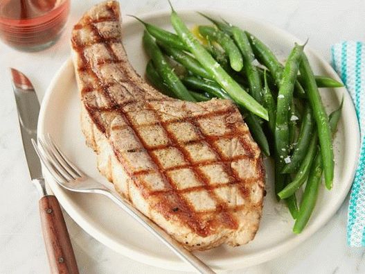 Grilled pork loin