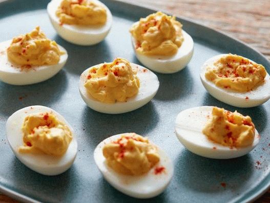 Devil's eggs (stuffed eggs)